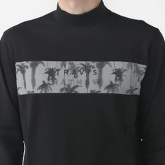 TRAVIS MATHEW Men's Golf Wear L/S Mock-Neck Tee 7AK020
