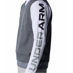 UNDER ARMOUR Men's Golf Wear UA Drive Waffle Long Sleeve Mock-neck Shirt 6007932