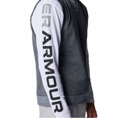 UNDER ARMOUR Men's Golf Wear UA Drive Waffle Long Sleeve Mock-neck Shirt 6007932