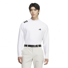 adidas Men's Golf Wear COLD .RDY Three Stripes Long Sleeve Mock Shirt JVV04