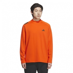 adidas Men's Golf Wear COLD .RDY Three Stripes Long Sleeve Mock Shirt JVV04