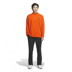 adidas Men's Golf Wear COLD .RDY Three Stripes Long Sleeve Mock Shirt JVV04