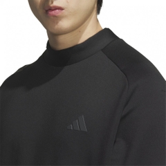 adidas Men's Golf Wear COLD .RDY Three Stripes Long Sleeve Mock Shirt JVV04