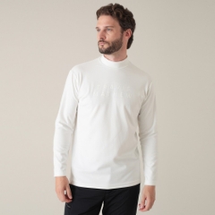 TRAVIS MATHEW Men's Golf Wear Print Logo Mock 7AK043