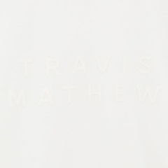 TRAVIS MATHEW Men's Golf Wear Print Logo Mock 7AK043