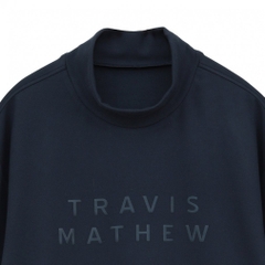 TRAVIS MATHEW Men's Golf Wear Print Logo Mock 7AK043