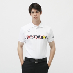 PEARLY GATES Men's Golf Wear Full-Dull Popcorn Pique Short Sleeve Polo Shirt 0535260605