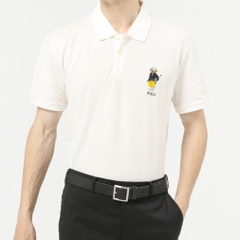 RALPH LAUREN Men's Golf Wear Pro Fit Short Sleeve Bear Polo Shirt