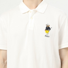 RALPH LAUREN Men's Golf Wear Pro Fit Short Sleeve Bear Polo Shirt