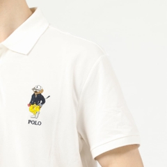 RALPH LAUREN Men's Golf Wear Pro Fit Short Sleeve Bear Polo Shirt