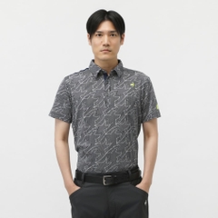 le coq sportif golf Men's Golf Wear Cool-to-the-Touch Shirt LG5SHS19M