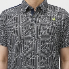 le coq sportif golf Men's Golf Wear Cool-to-the-Touch Shirt LG5SHS19M