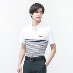 Titleist Men's Golf Wear Panel Stripe Yarn-Dyed Shirt TMPMS118J 6665903241