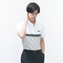 Titleist Men's Golf Wear Panel Stripe Yarn-Dyed Shirt TMPMS118J 6665903241