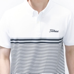 Titleist Men's Golf Wear Panel Stripe Yarn-Dyed Shirt TMPMS118J 6665903241