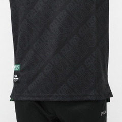 FILA Men's Golf Wear Typography Print Short Sleeve Shirt 744640