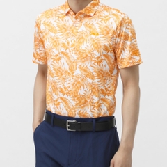 FILA Men's Golf Wear Botanical Print Short Sleeve Shirt 744606