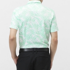FILA Men's Golf Wear Botanical Print Short Sleeve Shirt 744606