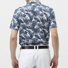 FILA Men's Golf Wear Botanical Print Short Sleeve Shirt 744606