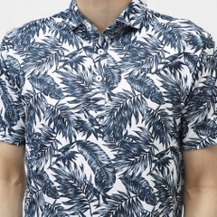 FILA Men's Golf Wear Botanical Print Short Sleeve Shirt 744606