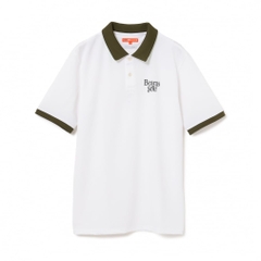 BEAMS GOLF Men's Golf Wear Under Collar Jacquard Polo Shirt 8202010344