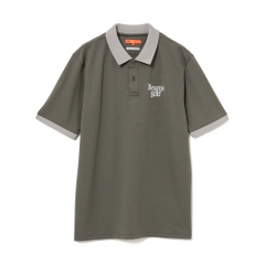 BEAMS GOLF Men's Golf Wear Under Collar Jacquard Polo Shirt 8202010344