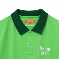 BEAMS GOLF Men's Golf Wear Under Collar Jacquard Polo Shirt 8202010344