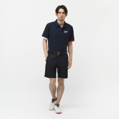 BEAMS GOLF Men's Golf Wear ORANGE LABEL / Exclusive Liberty Under Collar Print Solid Polo Shirt 25SS 8202017844