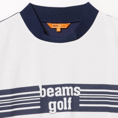 BEAMS GOLF Men's Golf Wear ORANGE LABEL / One-Point Border Mock Neck 8203020980
