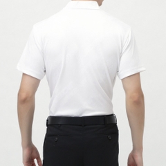 Jack Bunny Men's Golf Wear Logo JQ Mock Neck Cut & Sew (Short Sleeve) 2625167113