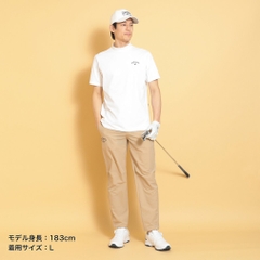 Callaway Men's Golf Wear -3°C Cool Touch Jersey Back Print Mock Neck Shirt C25134122