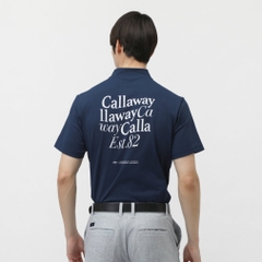 Callaway Men's Golf Wear -3°C Cool Touch Jersey Back Print Mock Neck Shirt C25134122