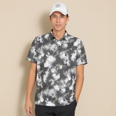 Callaway Men's Golf Wear Back Cool Spray Flower Print Short Sleeve Shirt C24134128