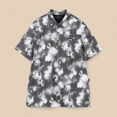 Callaway Men's Golf Wear Back Cool Spray Flower Print Short Sleeve Shirt C24134128