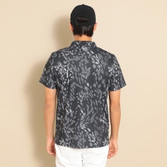 Callaway Men's Golf Wear Multi-Color Print Mesh Pique Open Collar Shirt