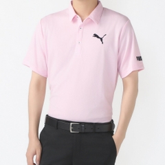 PUMA Men's Golf Wear Stretch Pique Mesh Collar CAT Polo SS 629935
