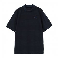 TRAVIS MATHEW Men's Golf Wear S/S Jacquard Mock Neck 7AJ026