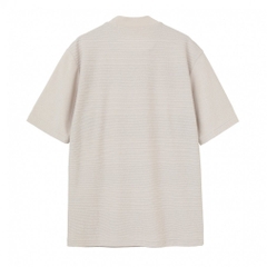 TRAVIS MATHEW Men's Golf Wear S/S Jacquard Mock Neck 7AJ026