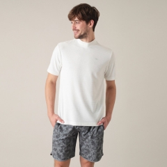 TRAVIS MATHEW Men's Golf Wear S/S Jacquard Mock Neck 7AJ026