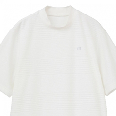 TRAVIS MATHEW Men's Golf Wear S/S Jacquard Mock Neck 7AJ026