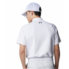UNDER ARMOUR Men's Golf Wear UA Drive Armor Knit Short Sleeve Mock Neck Shirt 6001257