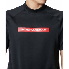 UNDER ARMOUR Men's Golf Wear UA Drive Armor Knit Short Sleeve Mock Neck Shirt 6001257