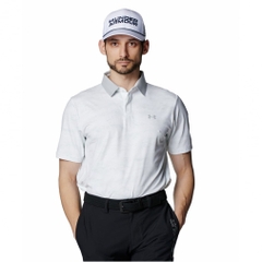 UNDER ARMOUR Men's Golf Wear UA Drive Chill Print Polo 1389597