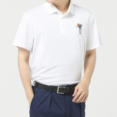 RALPH LAUREN Men's Golf Wear Custom Slim Fit Polo Bear Polo Shirt FW23-2244