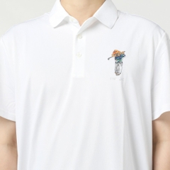 RALPH LAUREN Men's Golf Wear Custom Slim Fit Polo Bear Polo Shirt FW23-2244
