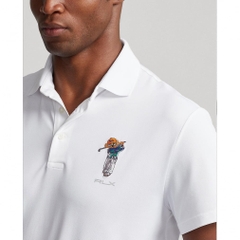 RALPH LAUREN Men's Golf Wear Custom Slim Fit Polo Bear Polo Shirt FW23-2244