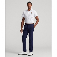 RALPH LAUREN Men's Golf Wear Custom Slim Fit Polo Bear Polo Shirt FW23-2244