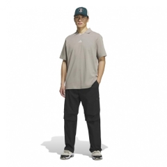 adidas Men's Golf Wear Beyond The Course Twist Knit Skipper Collar Short Sleeve Polo Shirt JN1249