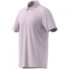 adidas Men's Golf Wear Seasonal Jacquard Short Sleeve Button-Down Shirt KA7903