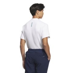 adidas Men's Golf Wear Code Chaos Mock Neck Short Sleeve Shirt LOI49